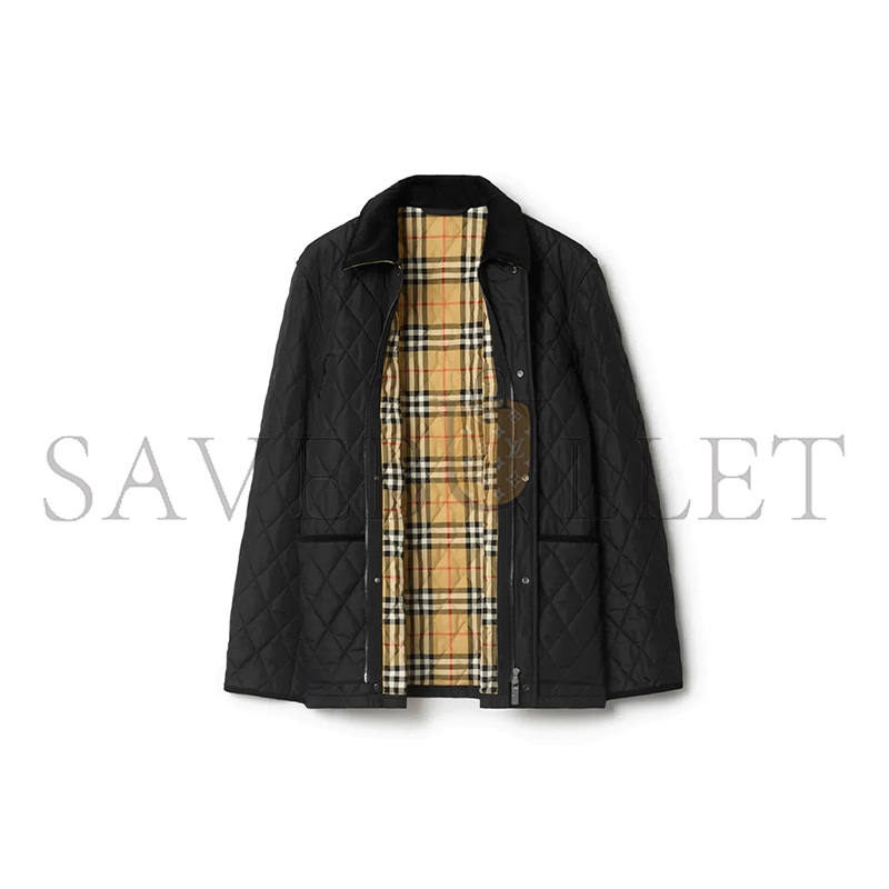 BURBERRY QUILTED NYLON HADDINGTON JACKET 81157901